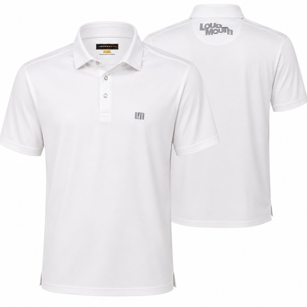 Loud Mouth SHIRT MENS XXL Short Sleeve Golf Polo Activewear Performance